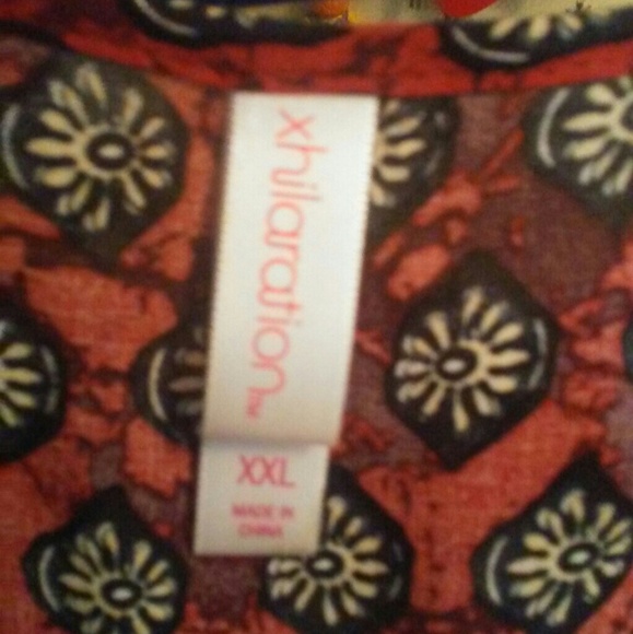 NWOT Xhilaration rusty red romper SIZE XXL - Picture 2 of 2